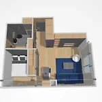 4uapart-apartment Platan Tower Paradiso Appartamento